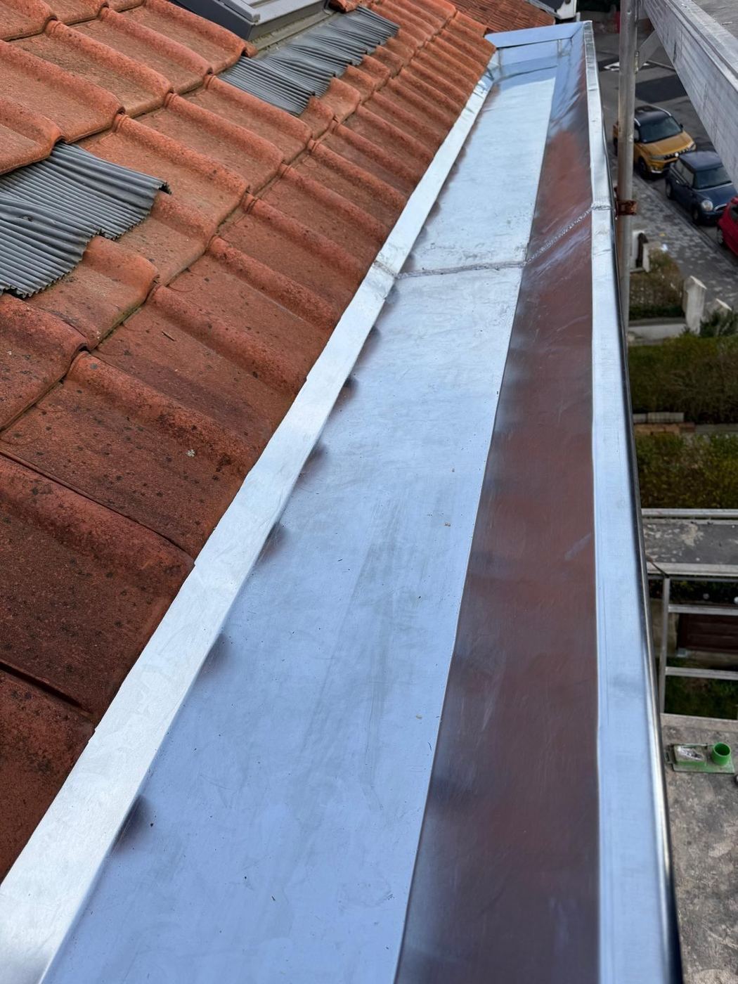 Chantier entretien de toiture — Toiture Lecloux