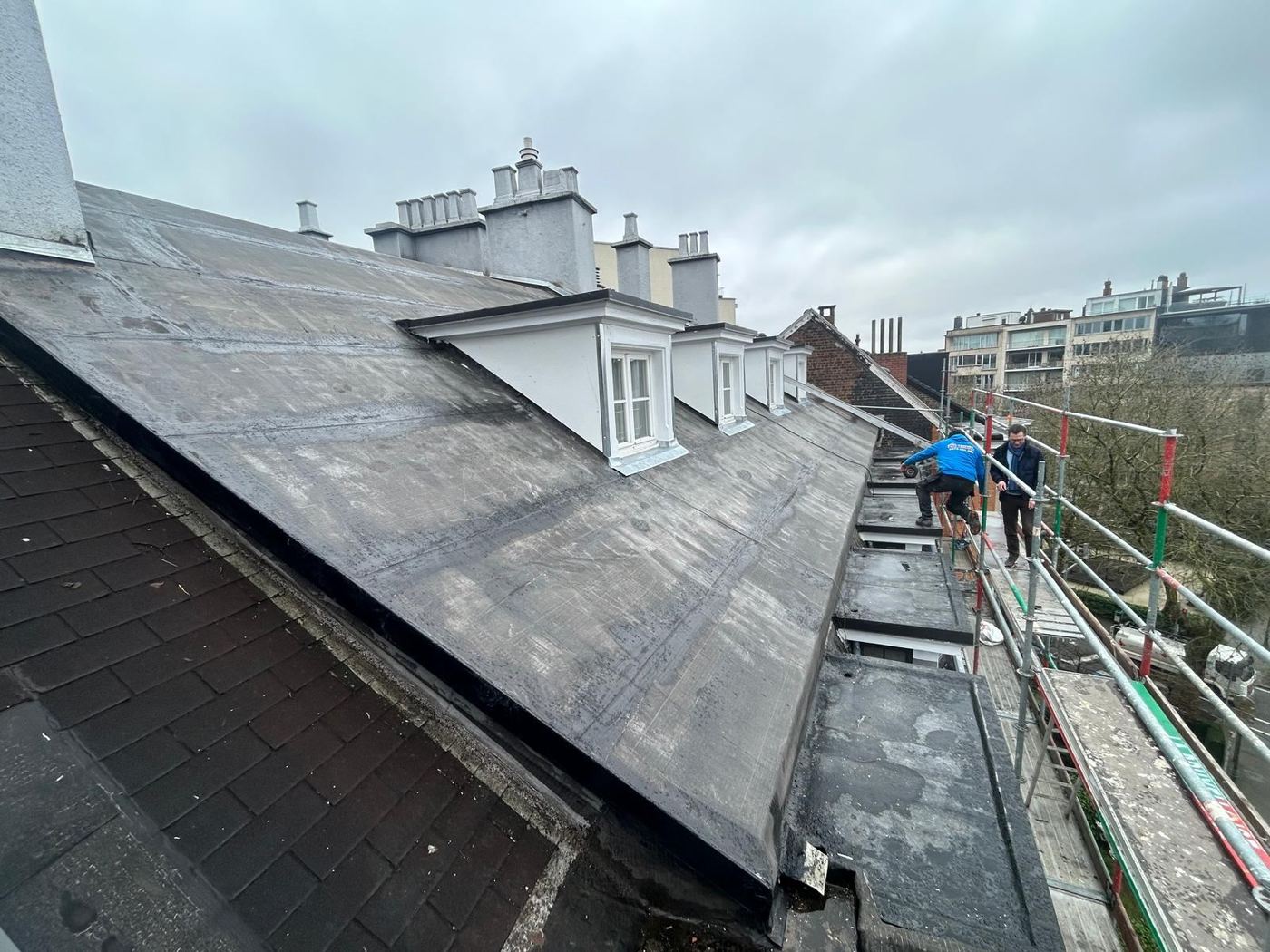 Chantier toiture — Toiture Lecloux